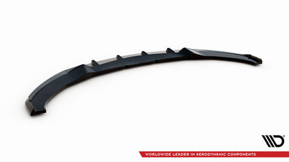 Maxton Front Ansatz V.3 für BMW 4er Coupe / Gran Coupe / Cabrio M-Paket F32 / F36 / F33 schwarz Hochglanz