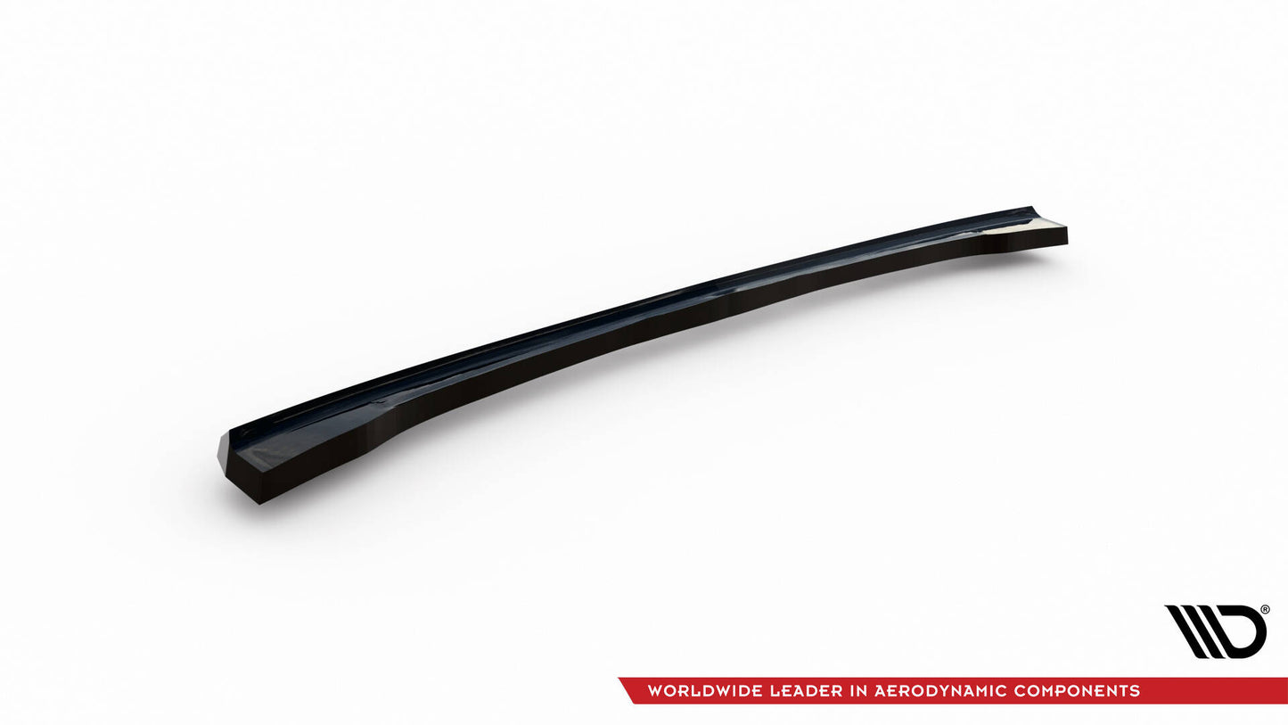 Maxton Mittlerer Diffusor Heck Ansatz für BMW 3er Limousine / Touring G20 / G21 Facelift schwarz Hochglanz