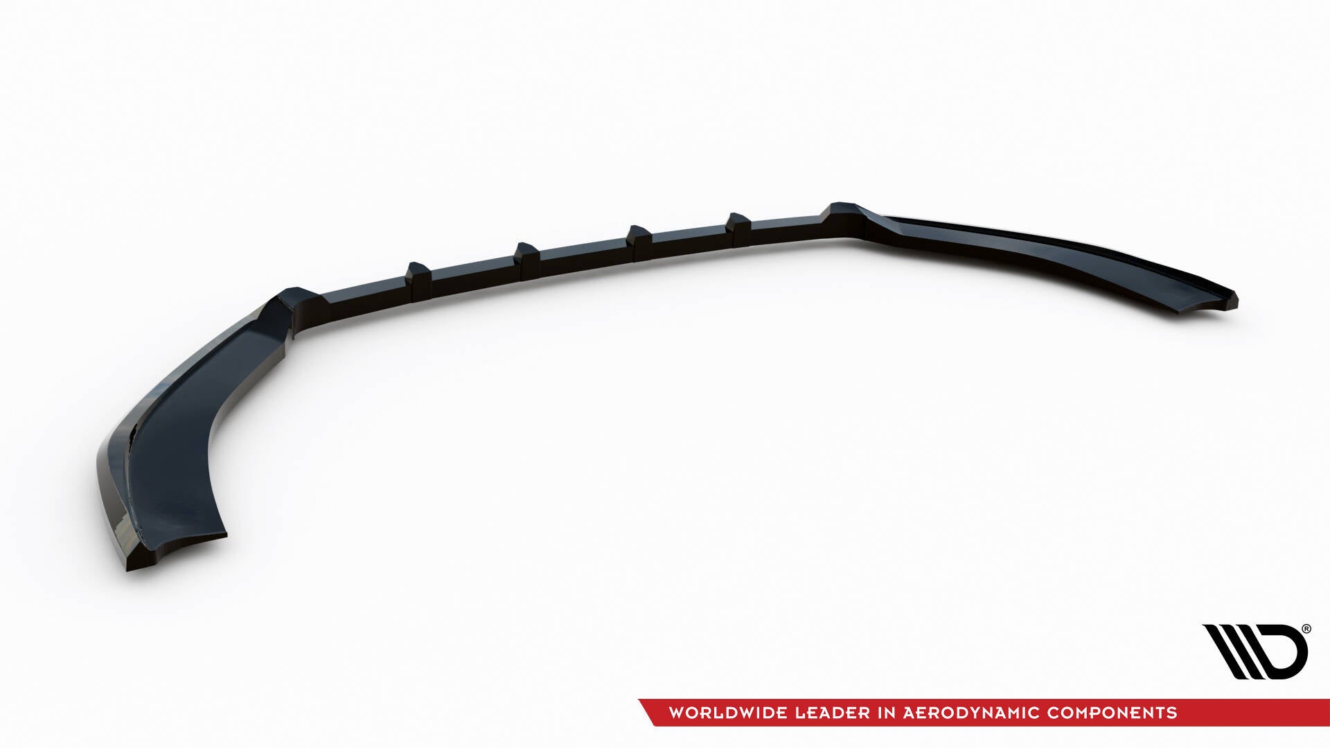 Maxton Front Ansatz V.3 für Audi RS3 Limousine 8V Facelift schwarz Hochglanz