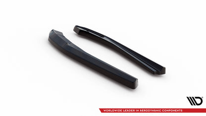 Maxton Heck Ansatz Flaps Diffusor V.1 für BMW M440i Gran Coupe G26 schwarz Hochglanz