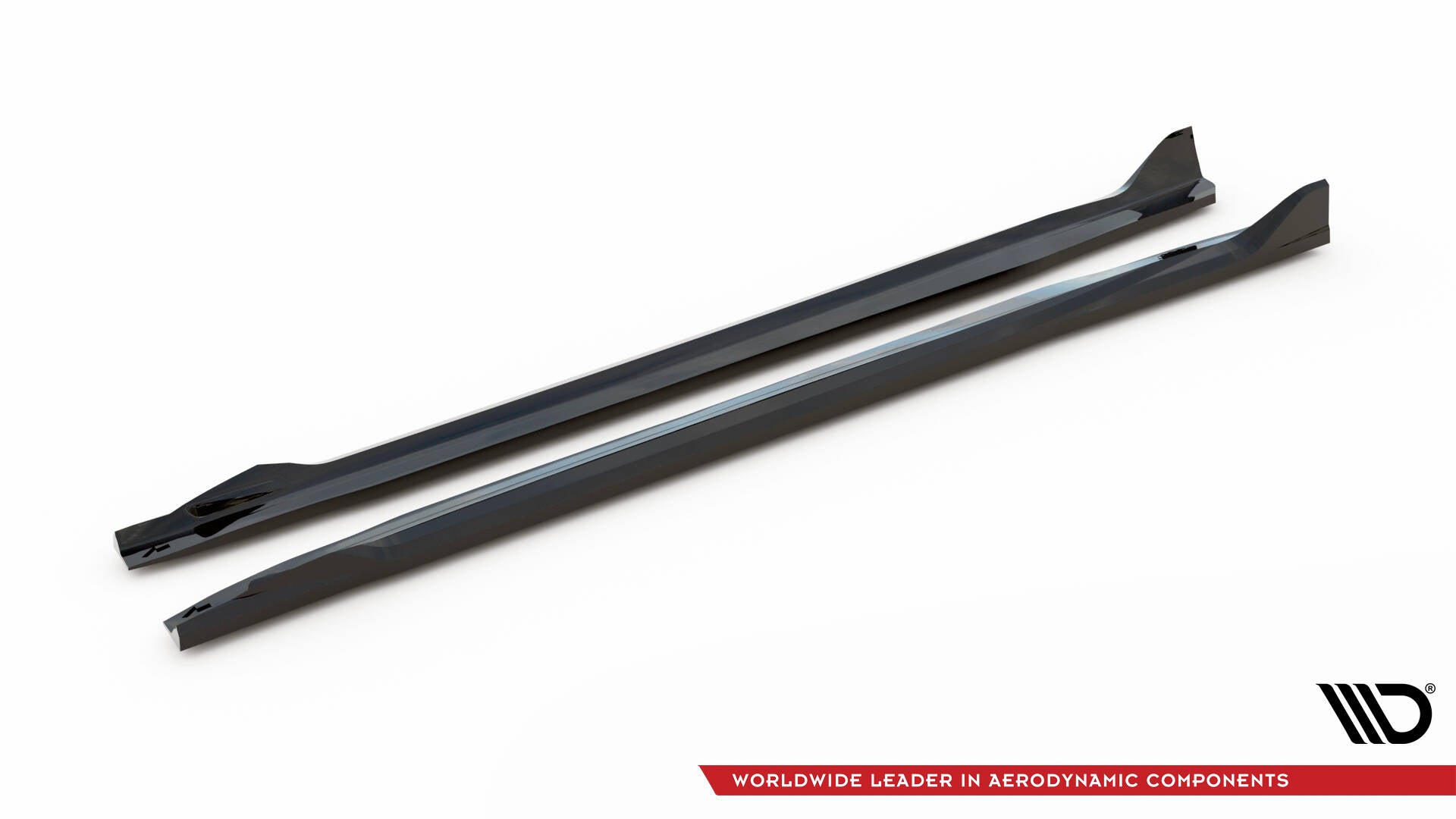 Maxton Seitenschweller Ansatz für V.2 für BMW X5 M-Paket G05 Facelift schwarz Hochglanz