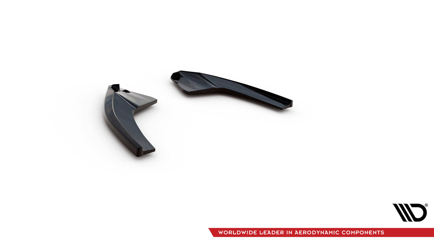 Maxton Heck Ansatz Flaps Diffusor V.2 für Audi RS3 Sportback 8Y schwarz Hochglanz