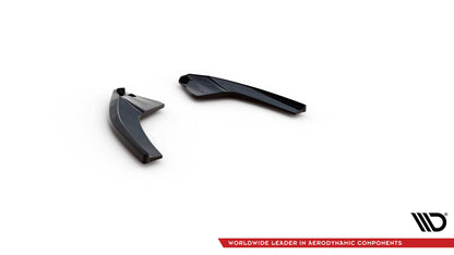 Maxton Heck Ansatz Flaps Diffusor V.2 für Audi RS3 Sportback 8Y schwarz Hochglanz