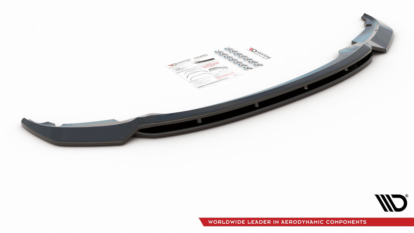 Maxton Front Ansatz für BMW X2 F39 M-Paket schwarz Hochglanz