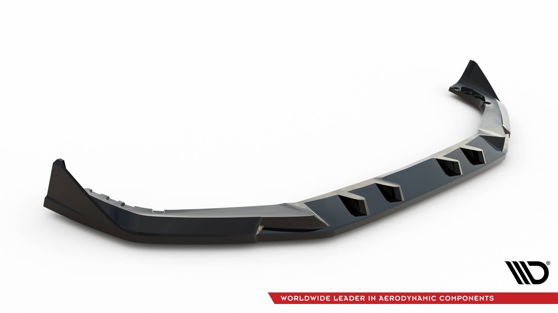 Maxton Front Ansatz V.2 für BMW X5 M F95 Facelift schwarz Hochglanz