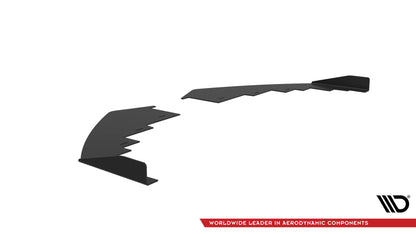 Maxton Front Flaps Audi A7 RS7 Look C7 schwarz Hochglanz