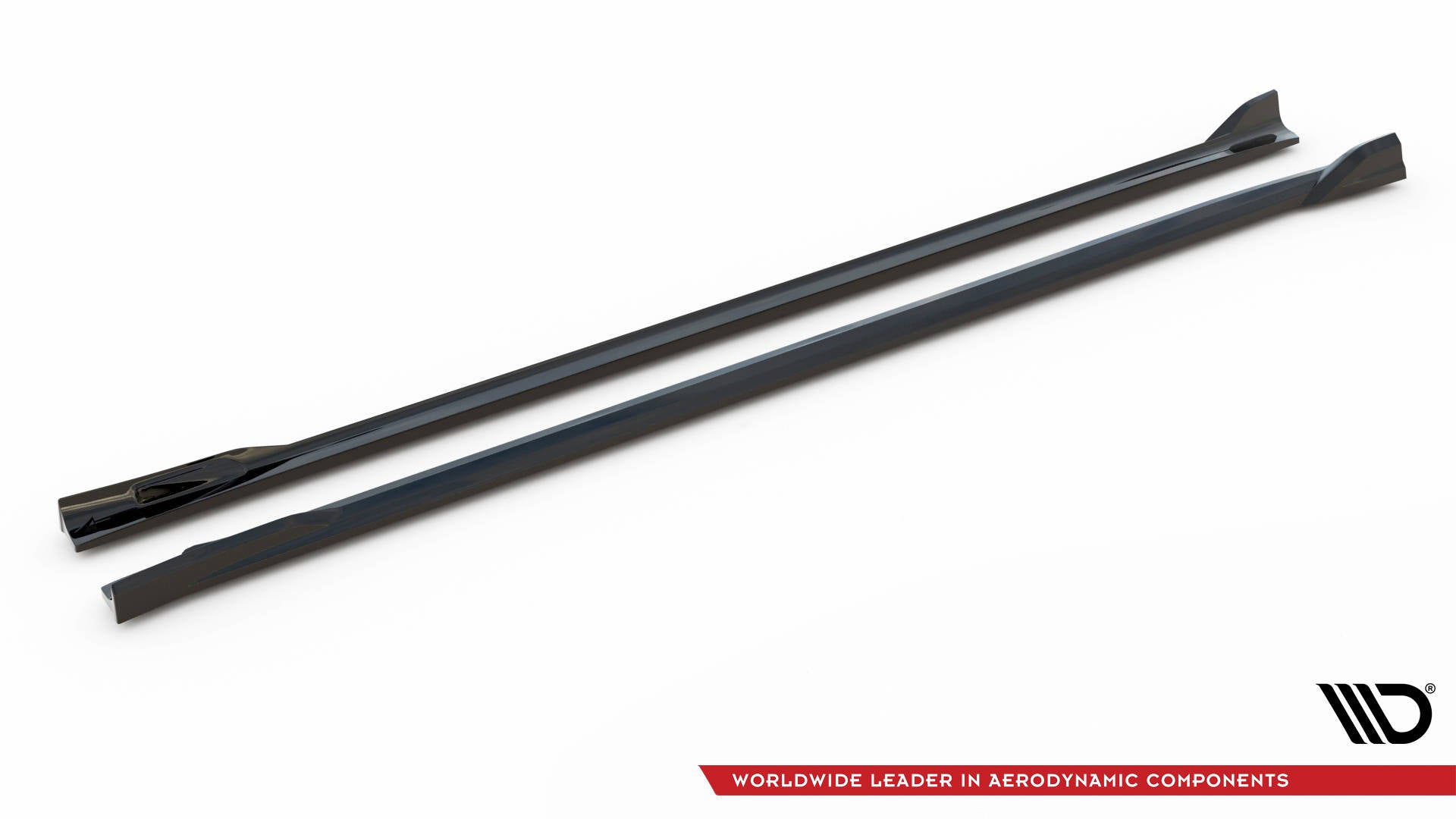 Maxton Seitenschweller Ansatz für V.2 für BMW X4 M-Paket G02 schwarz Hochglanz