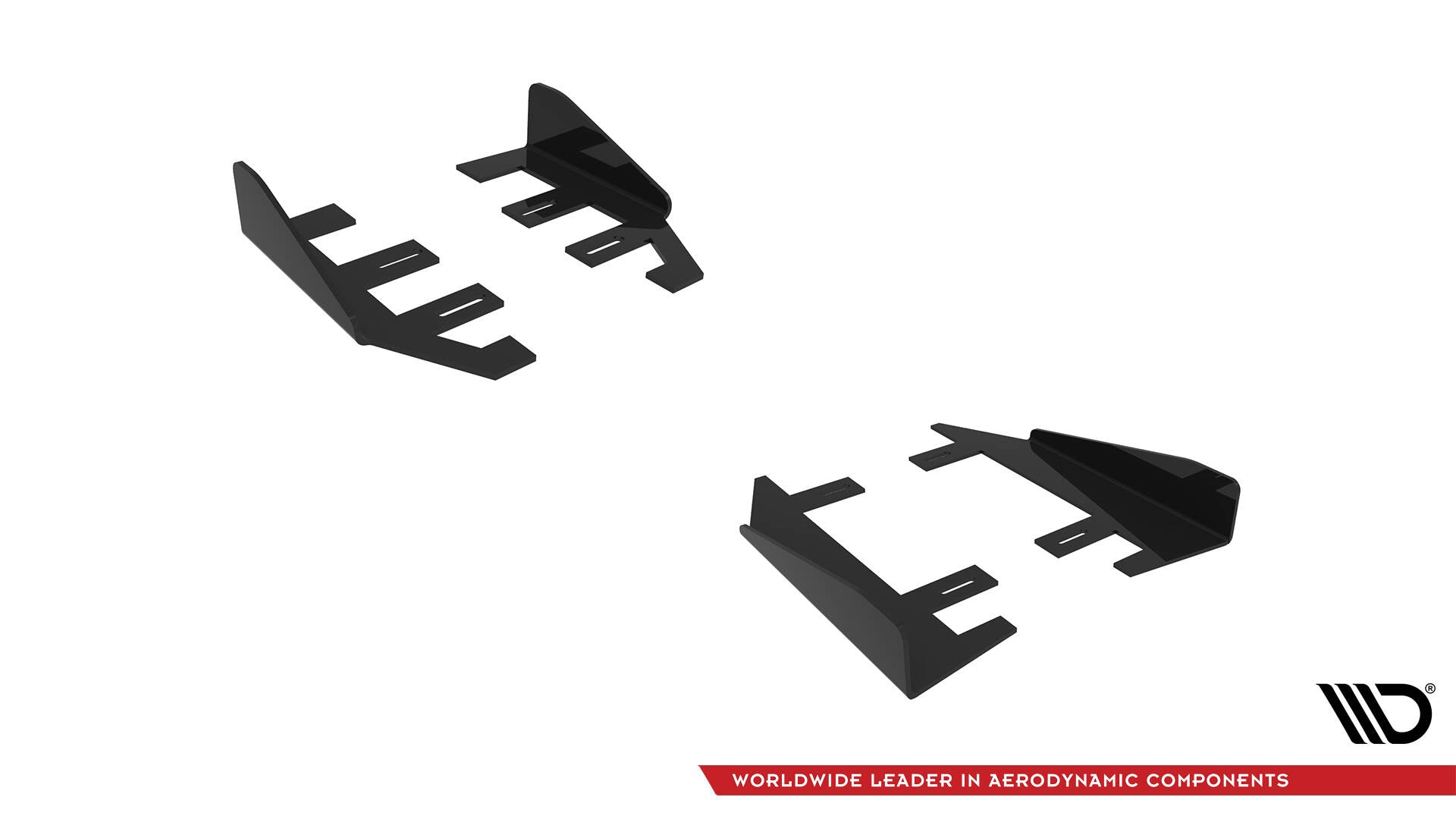 Maxton Side Flaps BMW 4er Coupe / Gran Coupe / Cabrio M-Paket F32 / F36 / F33  schwarz Hochglanz