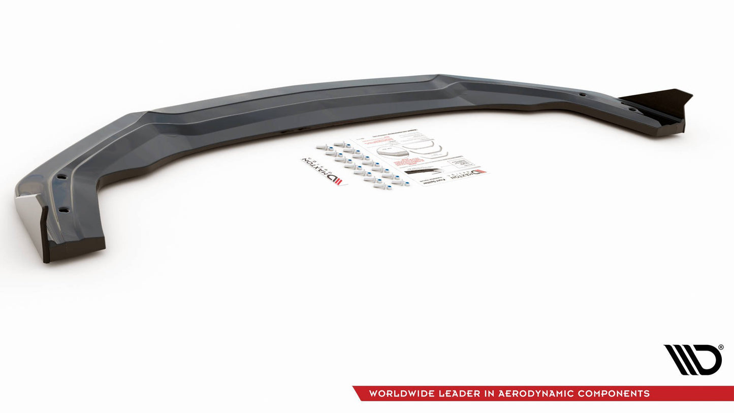 Maxton Front Ansatz V.2 +Flaps für Ford Mustang GT Mk6 Facelift