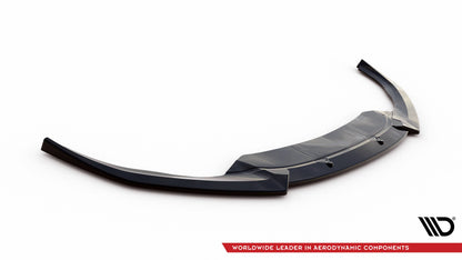 Maxton Front Ansatz V.3 für Audi RS7 C7 Facelift schwarz Hochglanz