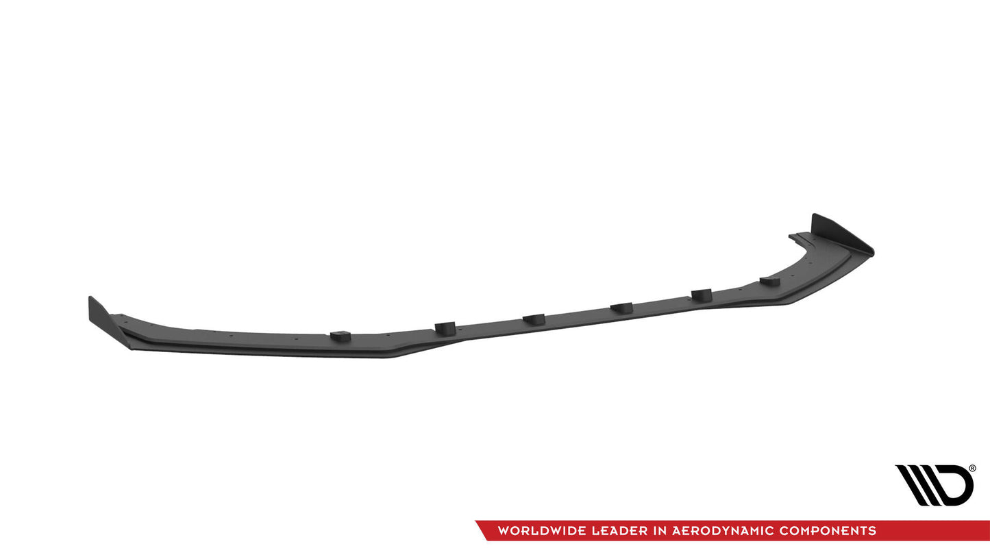 Maxton Street Pro Front Ansatz für +Flaps für + Flaps Audi S3 / A3 S-Line Limousine 8V schwarz Hochglanz