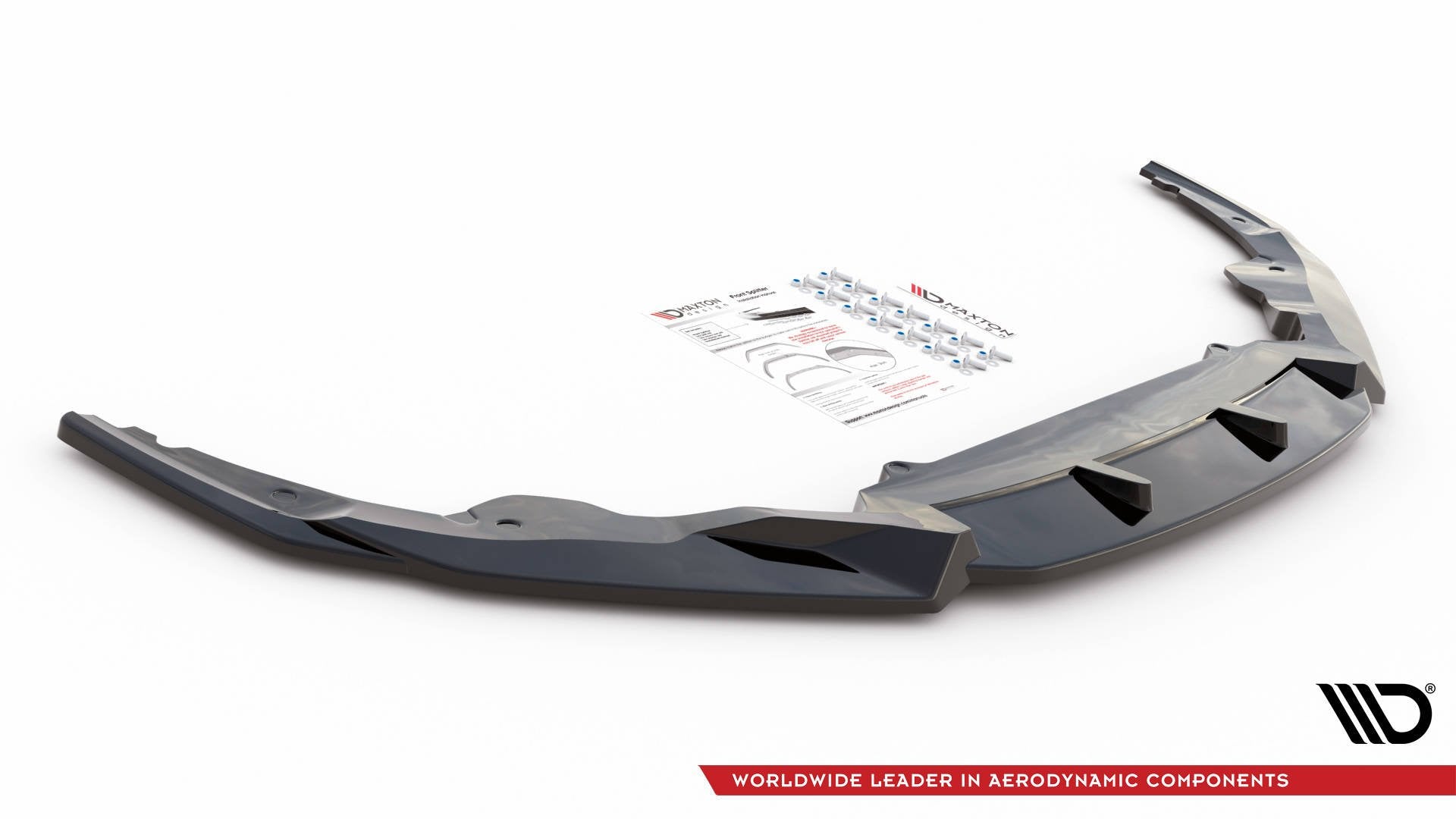 Maxton Front Ansatz V.1 für Audi R8 Mk2 Facelift schwarz Hochglanz