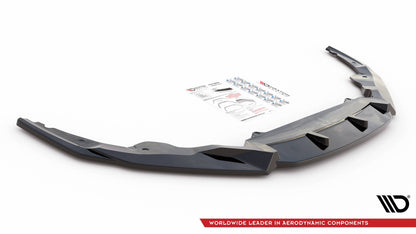 Maxton Front Ansatz V.1 für Audi R8 Mk2 Facelift schwarz Hochglanz