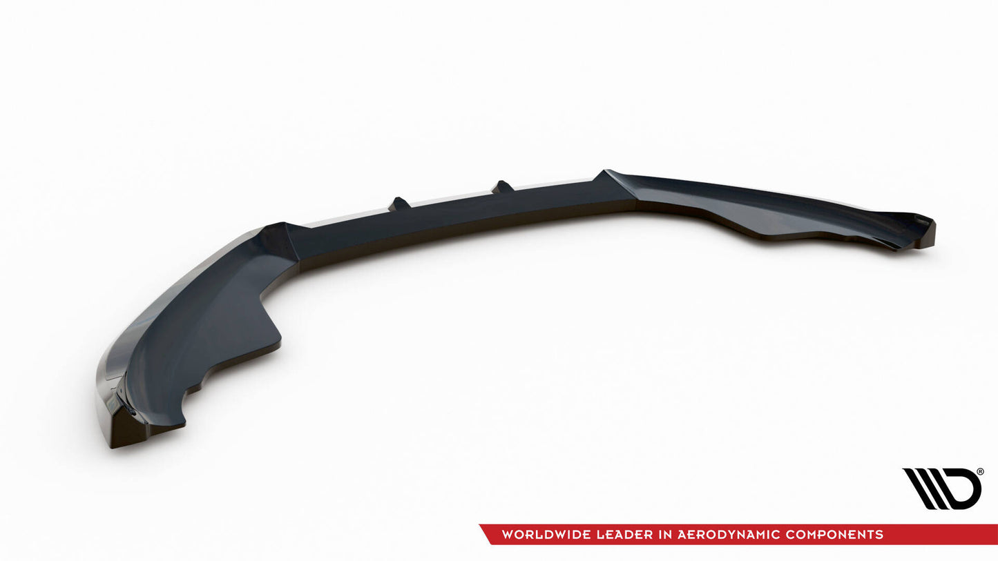 Maxton Front Ansatz V.2 für Audi S5 / A5 S-Line 8T schwarz Hochglanz