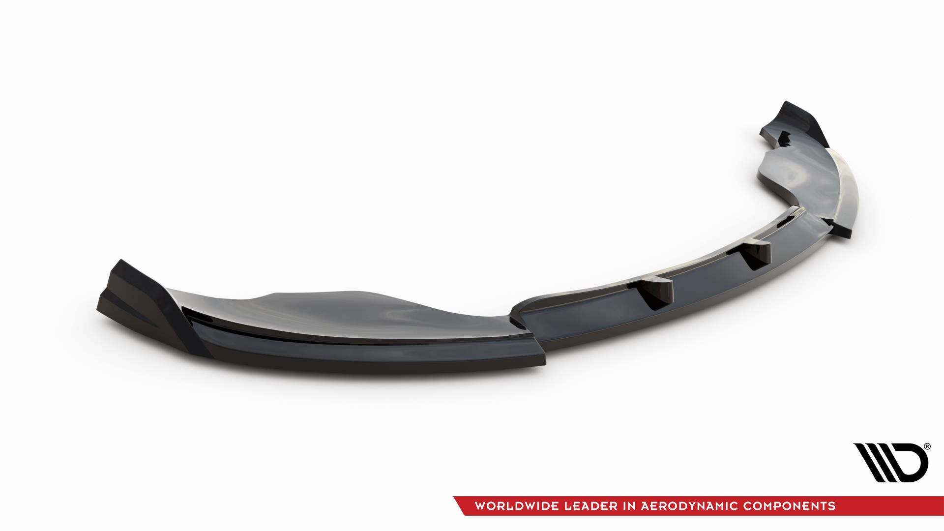 Maxton Front Ansatz für BMW X3 M-Paket F25 schwarz Hochglanz