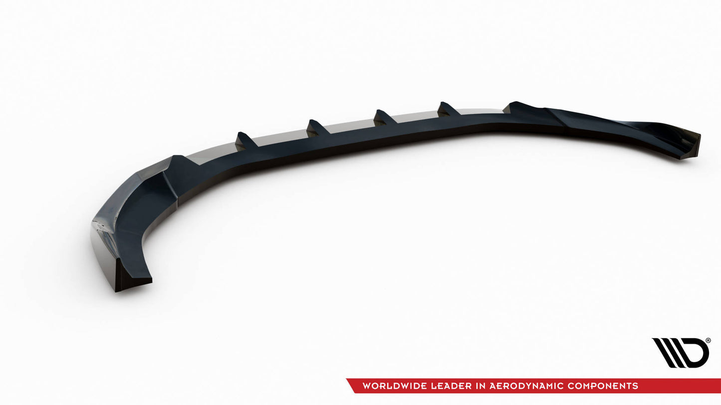 Maxton Front Ansatz V.1 für Audi A4 Competition B9  schwarz Hochglanz