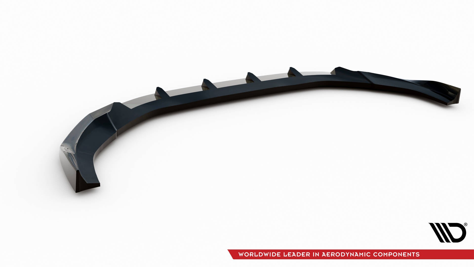 Maxton Front Ansatz V.1 für Audi A4 Competition B9  schwarz Hochglanz