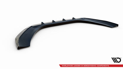 Maxton Front Ansatz V.3 für Audi A6 C7 schwarz Hochglanz