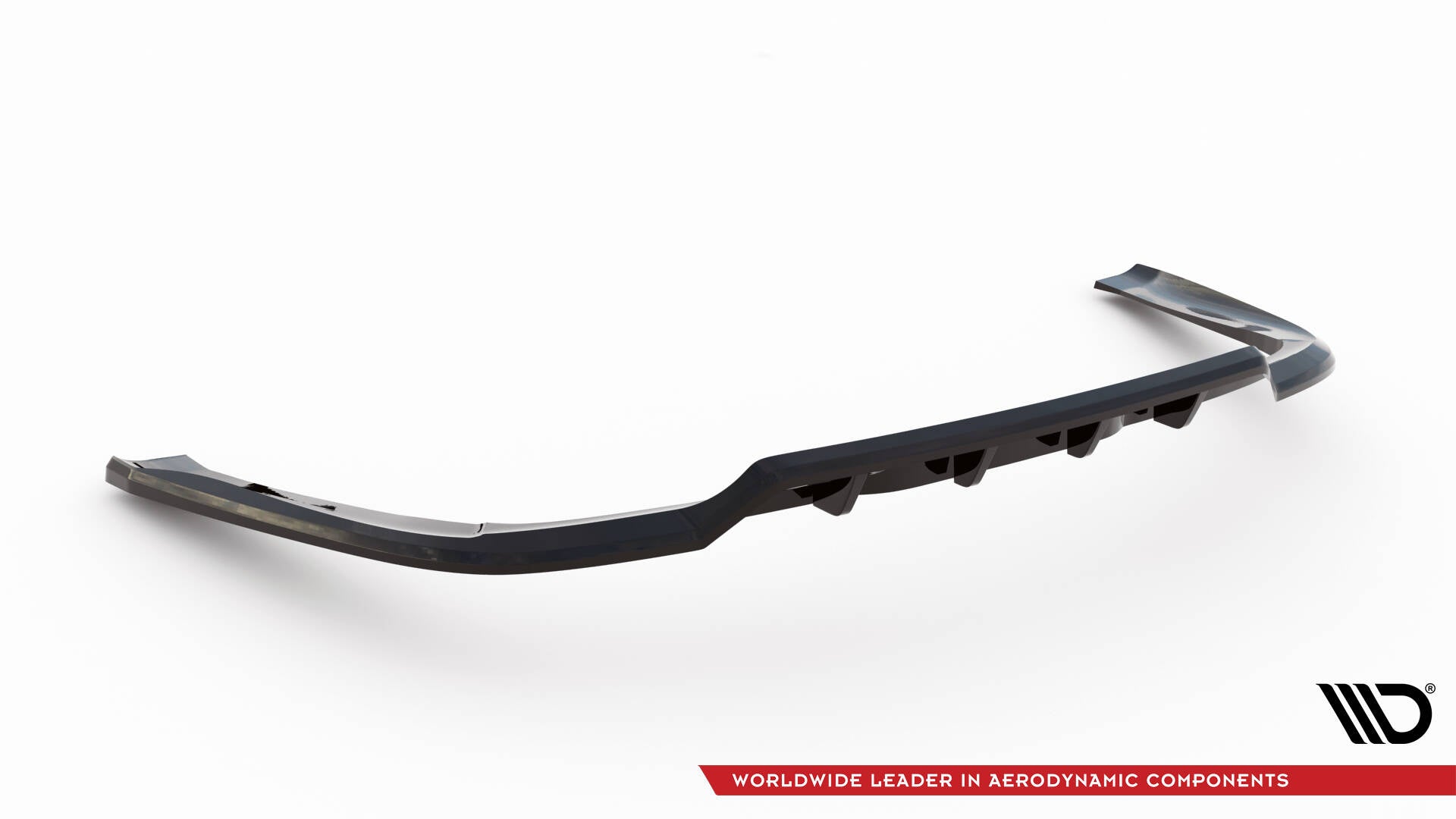 Maxton Mittlerer Diffusor Heck Ansatz DTM Look für Chrysler Pacifica Mk2 Facelift schwarz Hochglanz