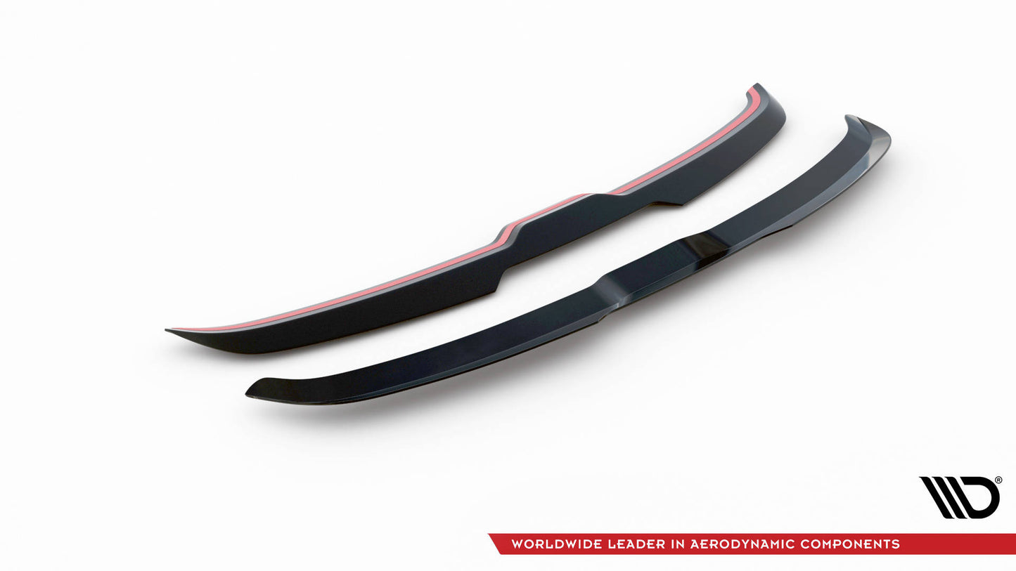 Maxton Spoiler CAP V.2 für BMW M135i F40 schwarz matt