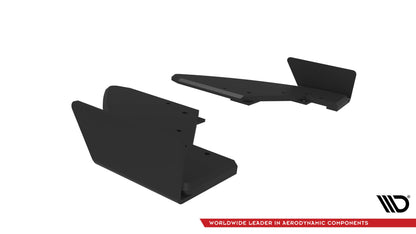 Maxton Street Pro Heck Ansatz Flaps Diffusor +Flaps für Audi TT S 8S Facelift schwarz Hochglanz