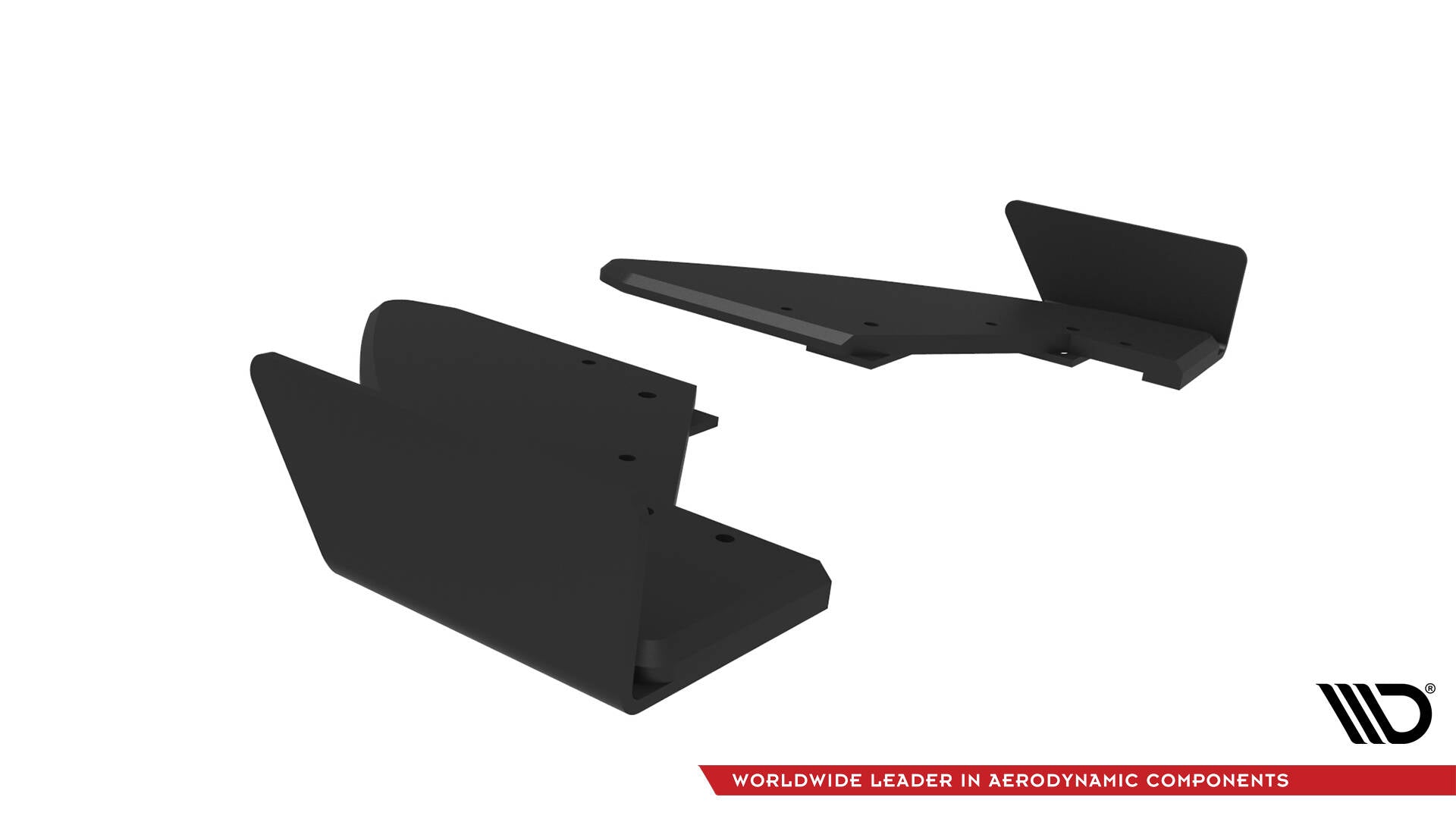 Maxton Street Pro Heck Ansatz Flaps Diffusor +Flaps für Audi TT S 8S Facelift schwarz Hochglanz