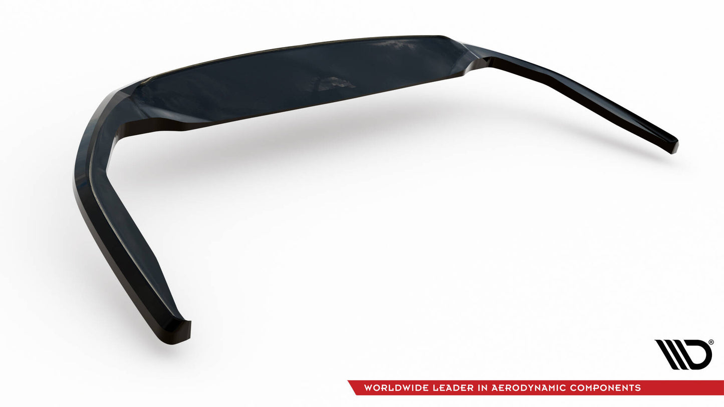 Maxton Mittlerer Diffusor Heck Ansatz DTM Look für Honda Civic Mk10 schwarz Hochglanz