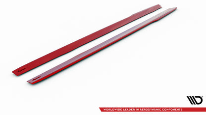 Maxton Seitenschweller Ansatz für V.2 für Ford Mustang Mk6 Facelift