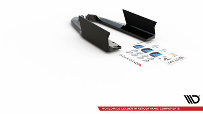 Maxton Heck Ansatz Flaps Diffusor V.1 +Flaps für Ford Mustang GT Mk6 Facelift