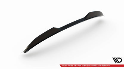 Maxton Spoiler CAP für 3D BMW M340i / 3 M-Paket / M3 Limousine G20  schwarz Hochglanz
