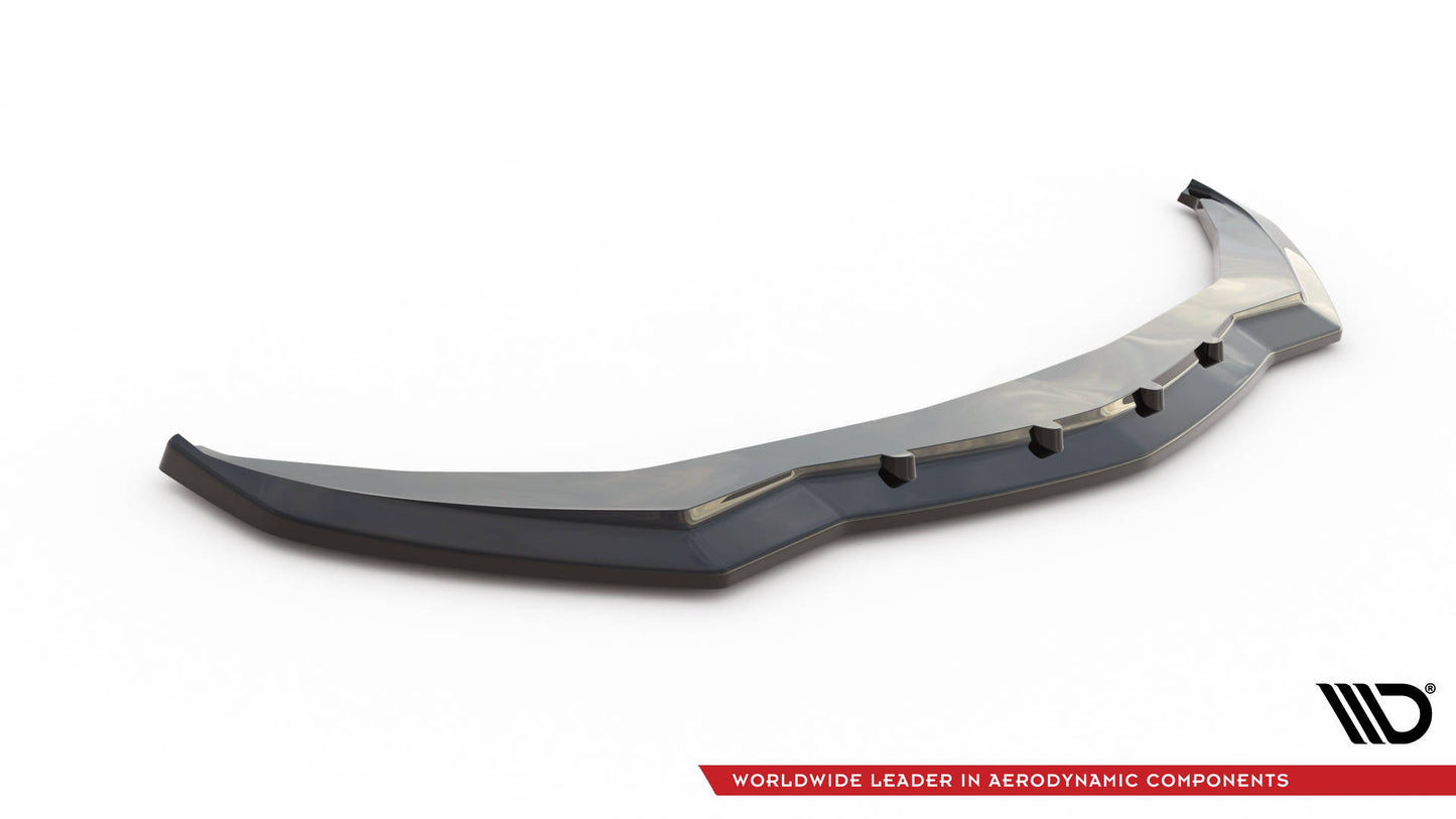 Maxton Front Ansatz V.1 für Alfa Romeo Giulia Sport schwarz Hochglanz