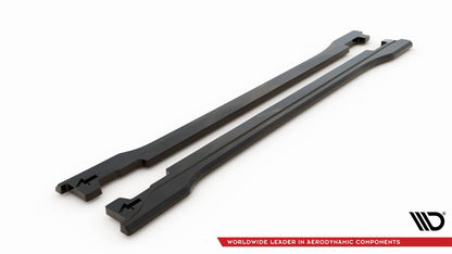 Maxton Seitenschweller Ansatz für Hyundai Tucson Mk4 schwarz Hochglanz
