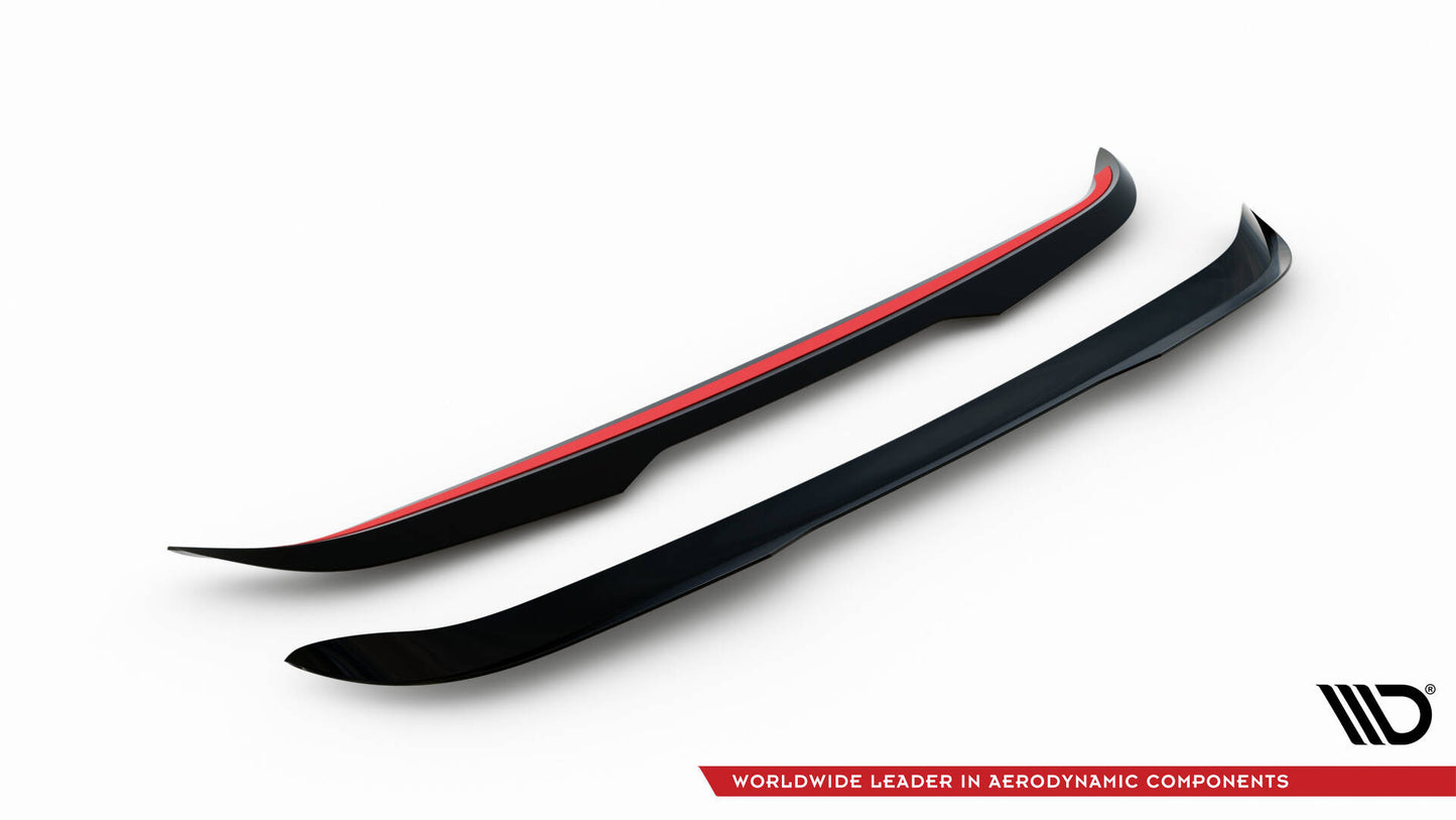 Maxton Spoiler CAP für Ford Kuga ST-Line Mk2 schwarz Hochglanz