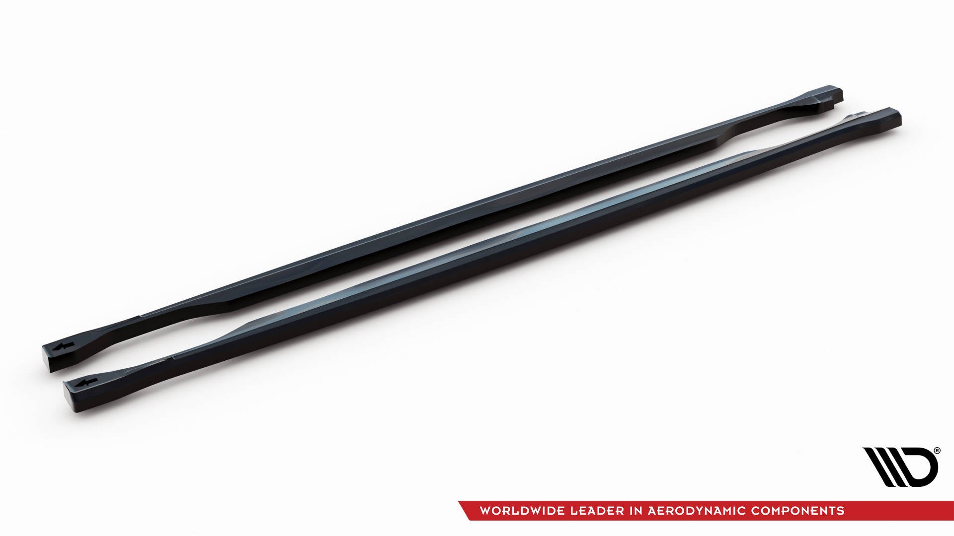 Maxton Seitenschweller Ansatz für Land Rover Discovery HSE Mk5 schwarz Hochglanz