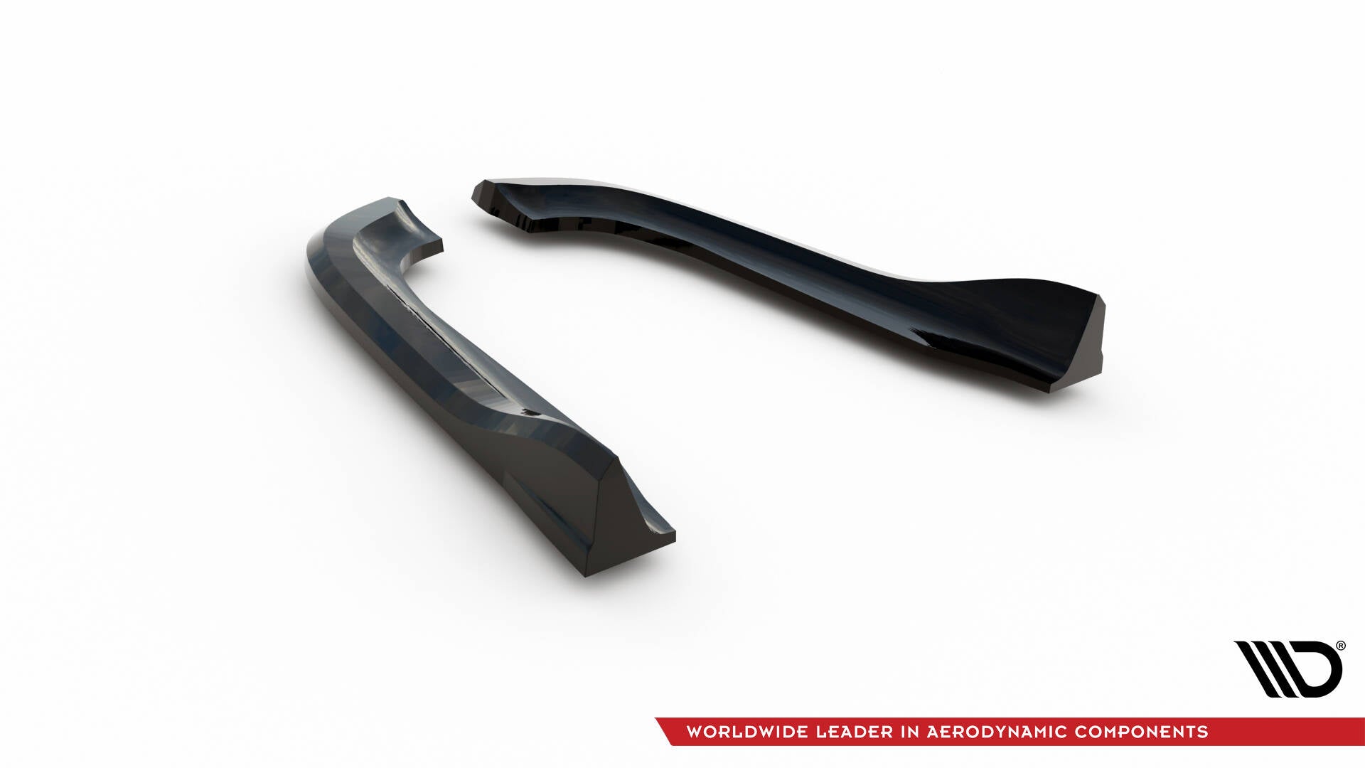 Maxton Heck Ansatz Flaps Diffusor für Chrysler 300 Mk2 schwarz Hochglanz