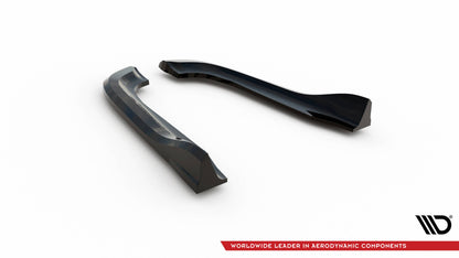 Maxton Heck Ansatz Flaps Diffusor für Chrysler 300 Mk2 schwarz Hochglanz