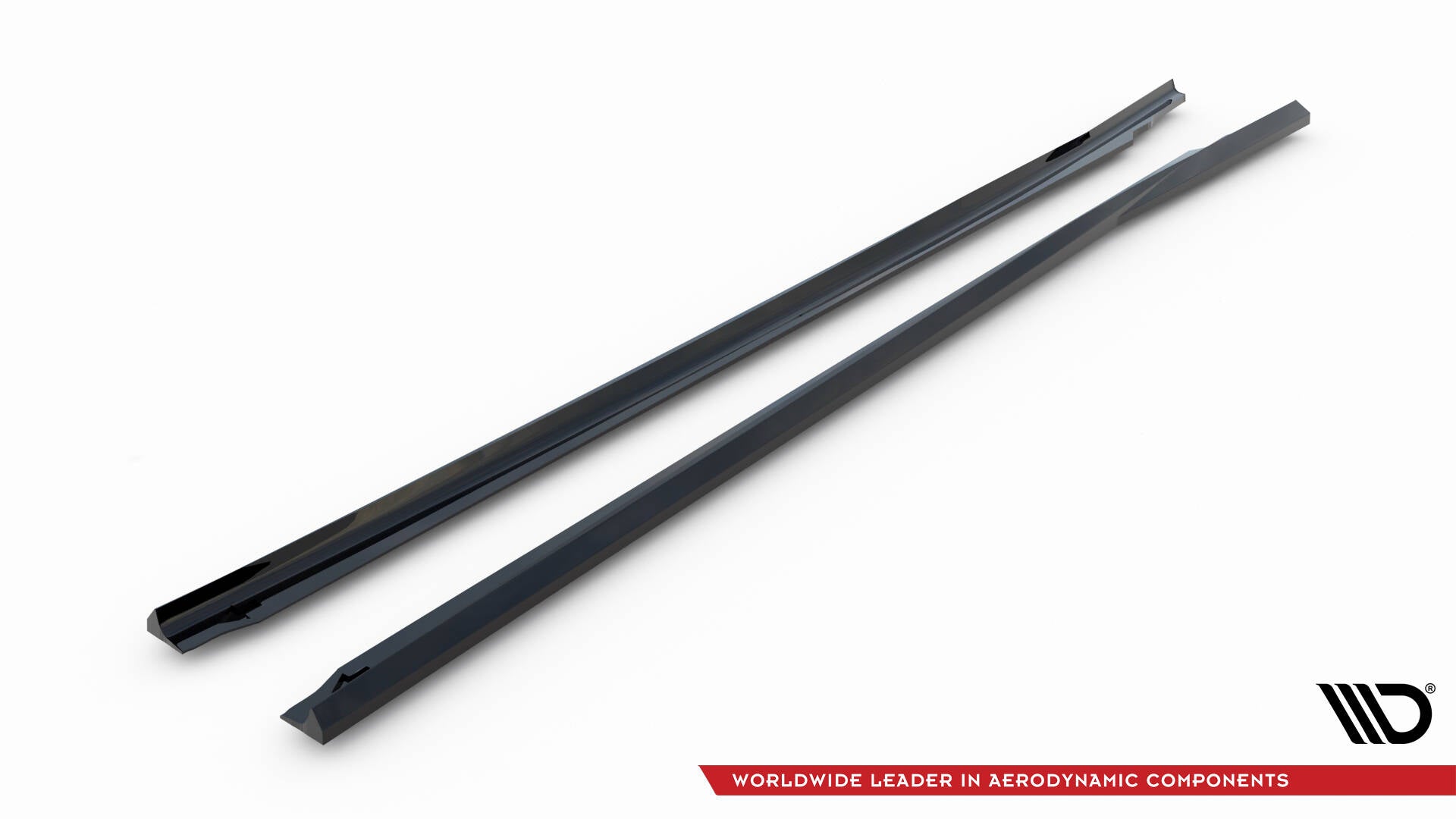 Maxton Seitenschweller Ansatz für BMW 1er F40 schwarz Hochglanz