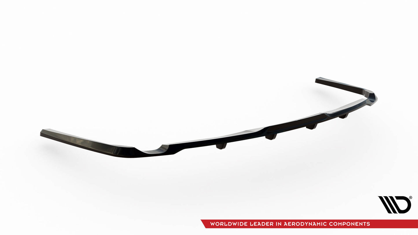 Maxton Mittlerer Diffusor Heck Ansatz DTM Look für Kia Proceed GT Mk1 Facelift schwarz Hochglanz