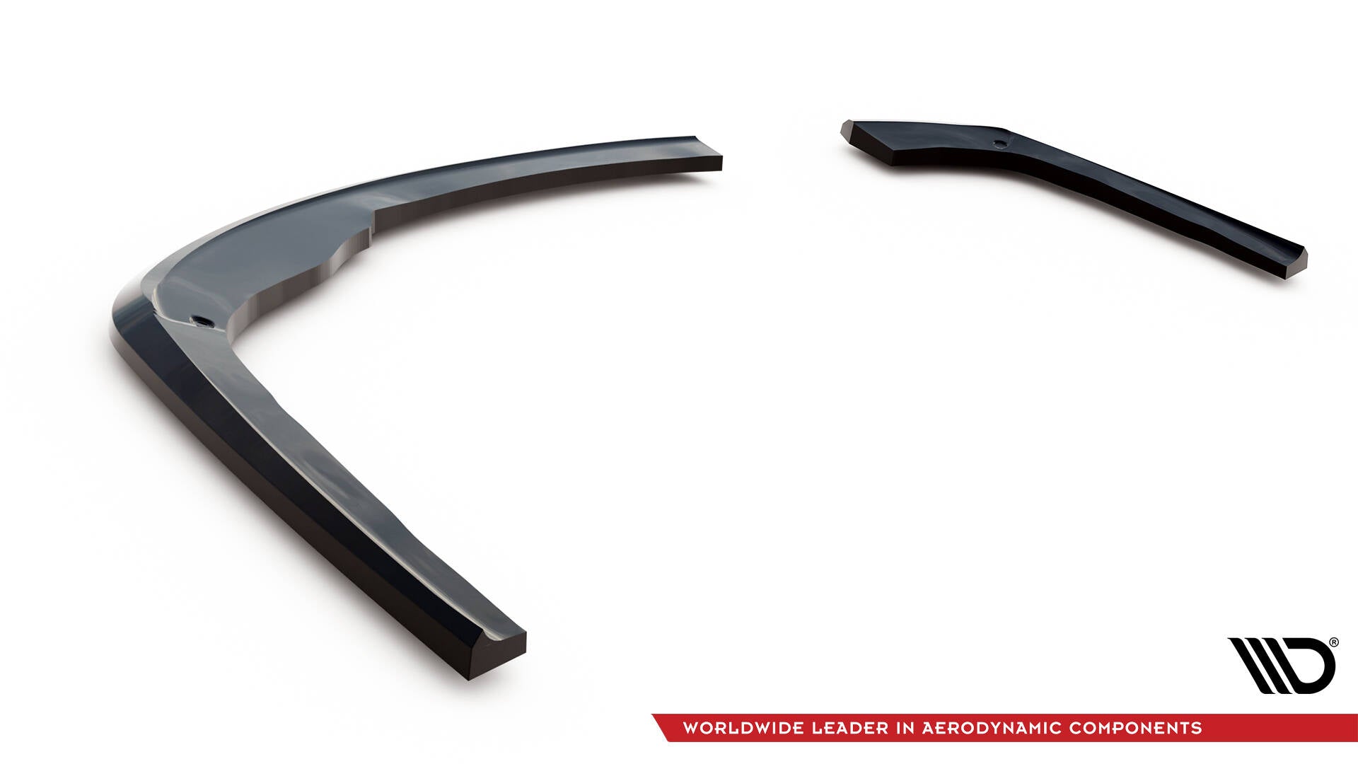 Maxton Heck Ansatz Flaps Diffusor für BMW 3er GT M-Paket F34 schwarz Hochglanz