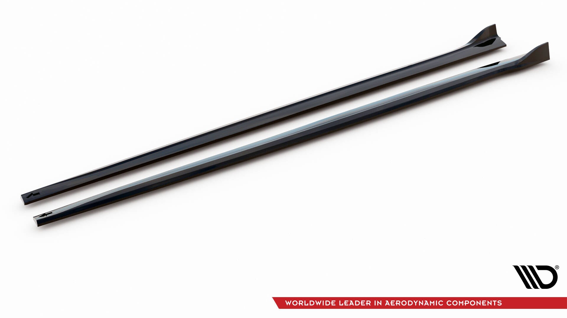 Maxton Seitenschweller Ansatz für V.3 für BMW 4er Coupe / Gran Coupe / Cabrio M-Paket F32 / F36 / F33 schwarz Hochglanz