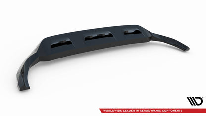Maxton Front Ansatz V.2 für Audi SQ8 / Q8 S-Line Mk1 schwarz Hochglanz