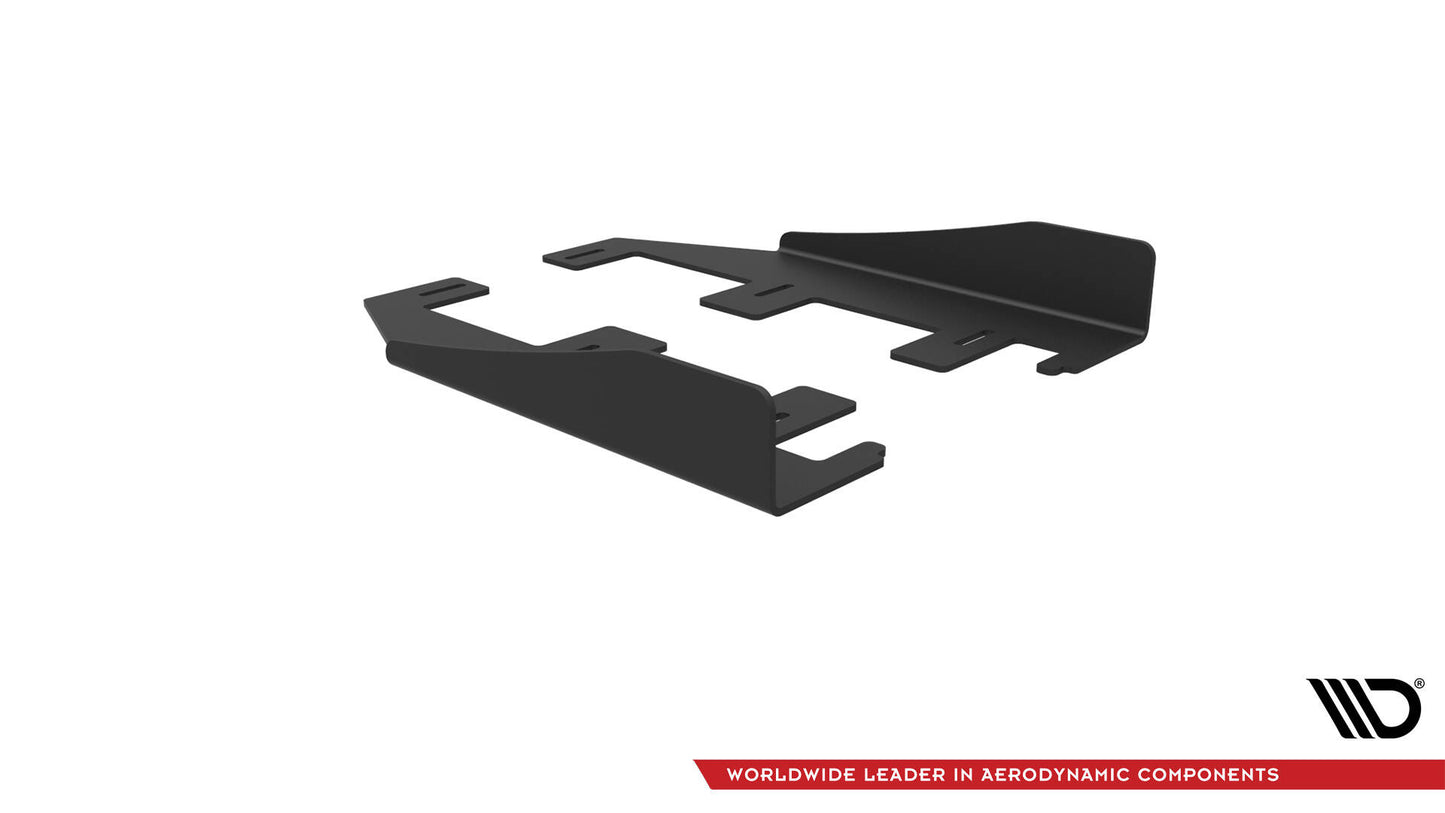 Maxton Side Flaps Audi S3 / A3 S-Line Limousine 8V schwarz Hochglanz