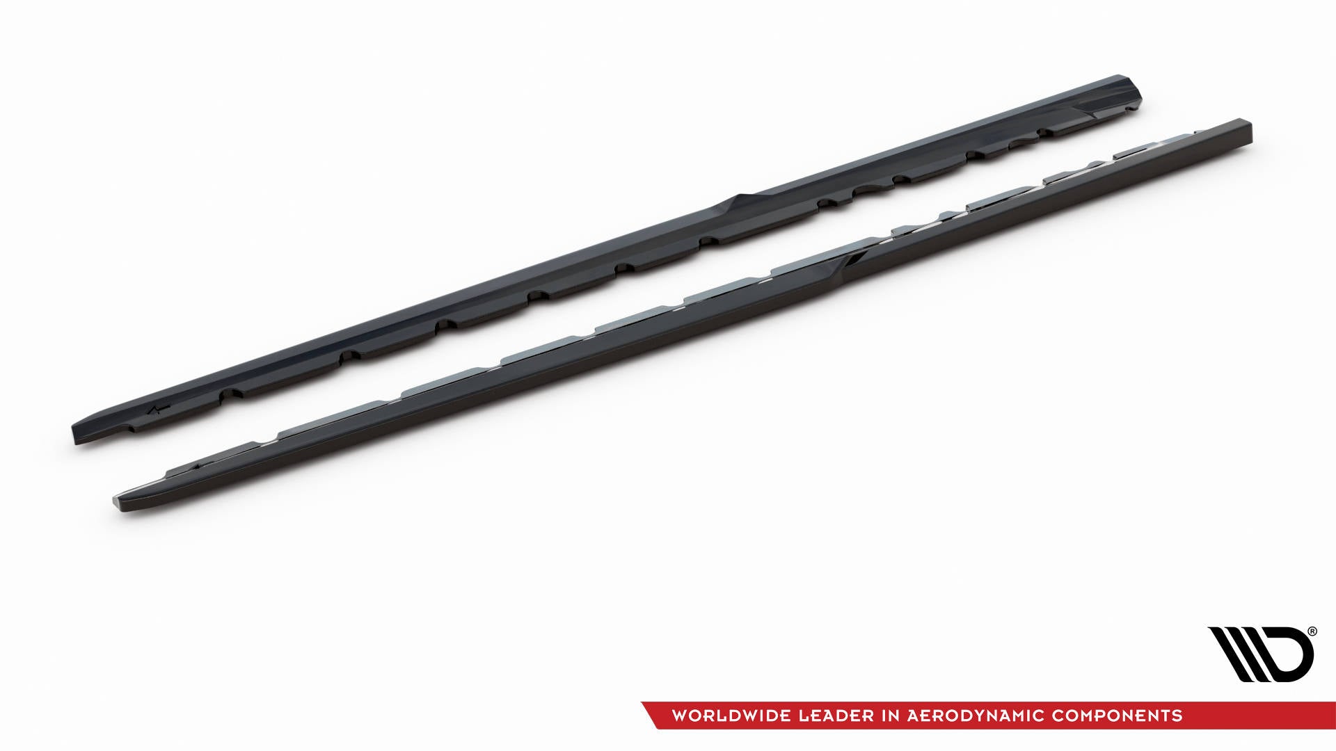 Maxton Seitenschweller Ansatz für V.2 für Audi R8 Mk2 Facelift schwarz Hochglanz