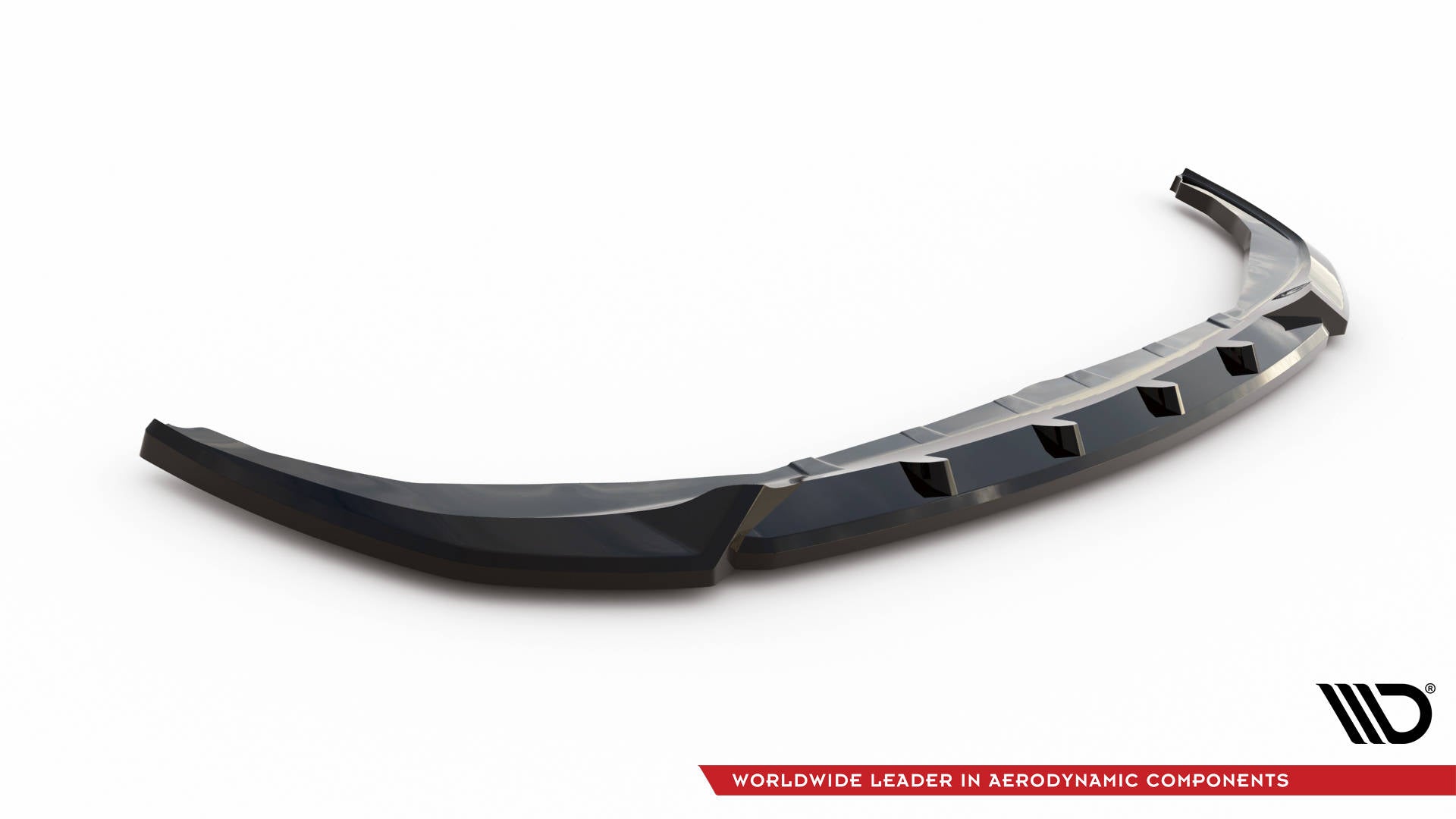 Maxton Front Ansatz V.1 für BMW 3er M340i / M-Paket G20 / G21 Facelift schwarz Hochglanz