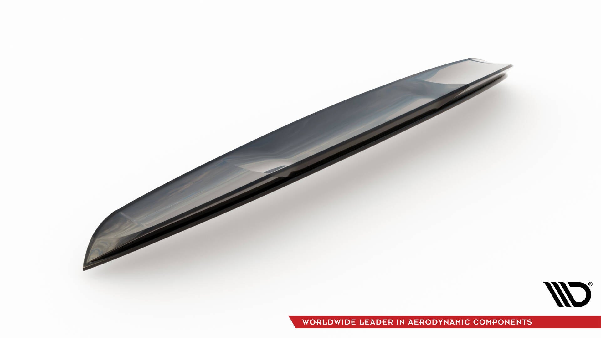 Maxton Höher Spoiler CAP für 3D Alfa Romeo Stelvio Quadrifoglio Mk1 schwarz Hochglanz