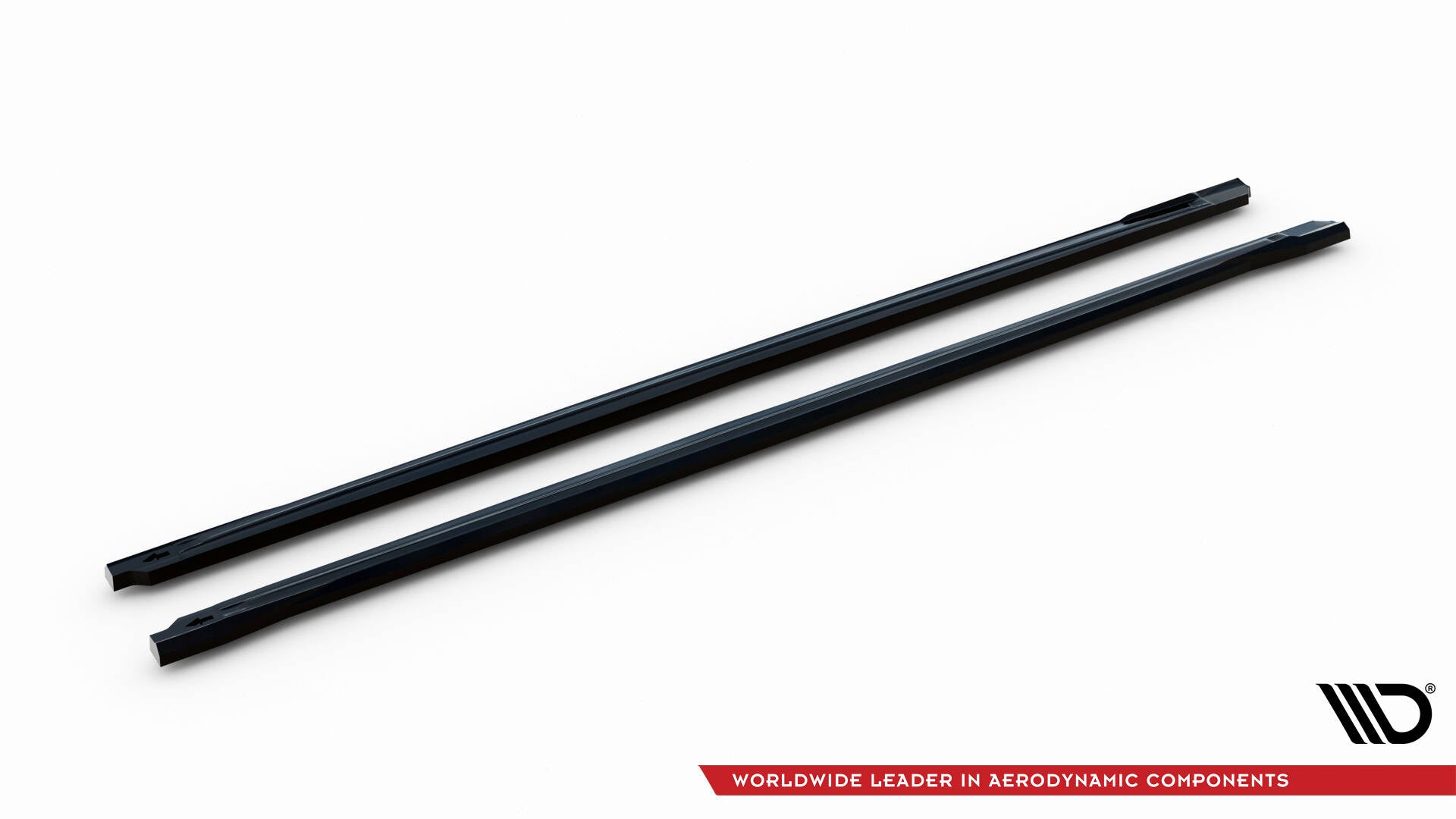 Maxton Seitenschweller Ansatz für Audi A6 Allroad C8 schwarz Hochglanz