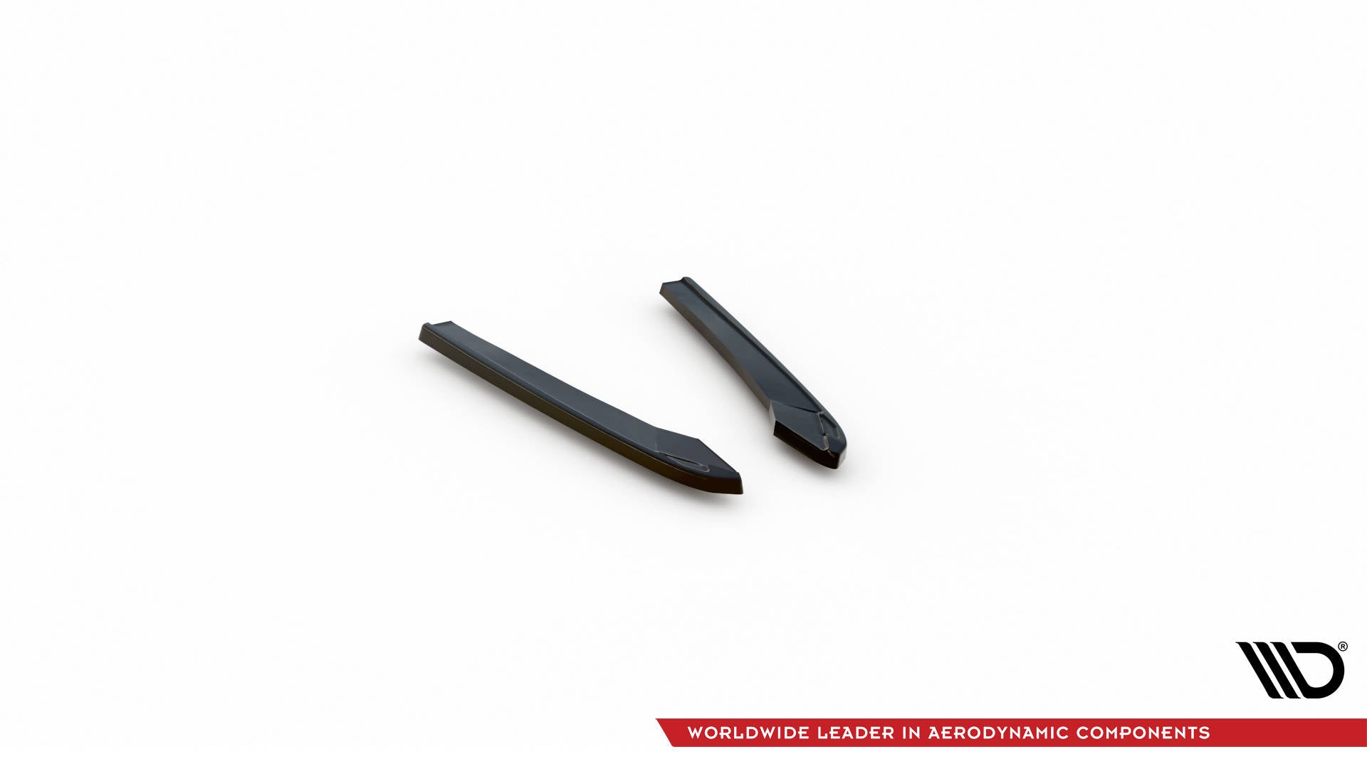 Maxton Heck Ansatz Flaps Diffusor für Audi A4 Competition B9  schwarz Hochglanz