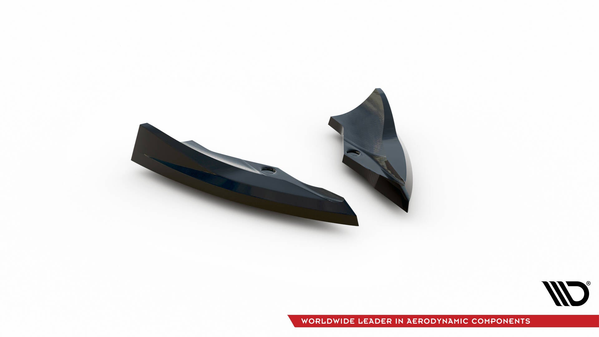 Maxton Heck Ansatz Flaps Diffusor V.3 für Cupra Formentor Mk1 schwarz Hochglanz