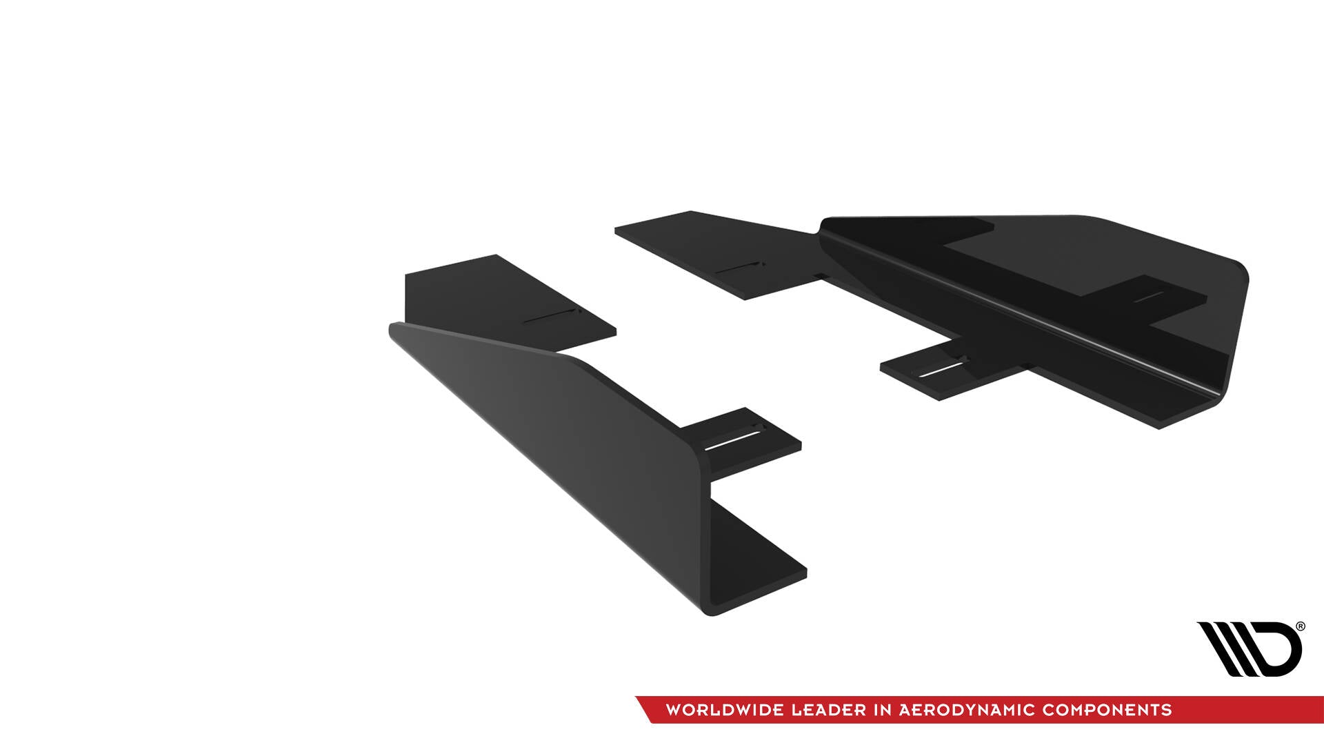 Maxton Side Flaps Audi RS3 Limousine 8V Facelift schwarz Hochglanz