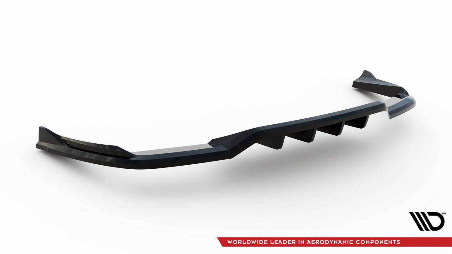 Maxton Mittlerer Diffusor Heck Ansatz DTM Look für Bentley Bentayga Mk1  schwarz Hochglanz